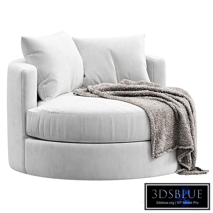 Balboa Upholstered Swivel Armchair
