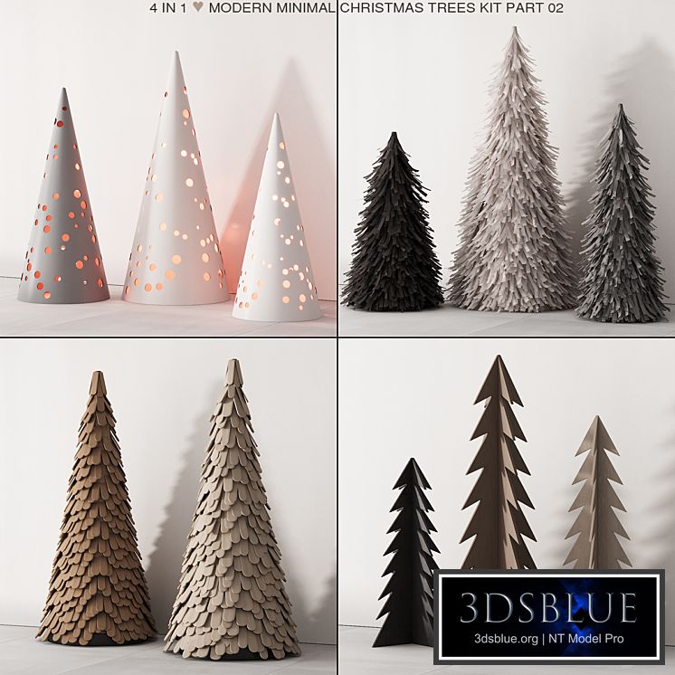 238 happy new year 02 modern christmas trees 02