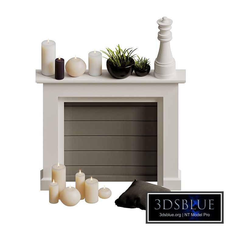 Decorative fireplace 03