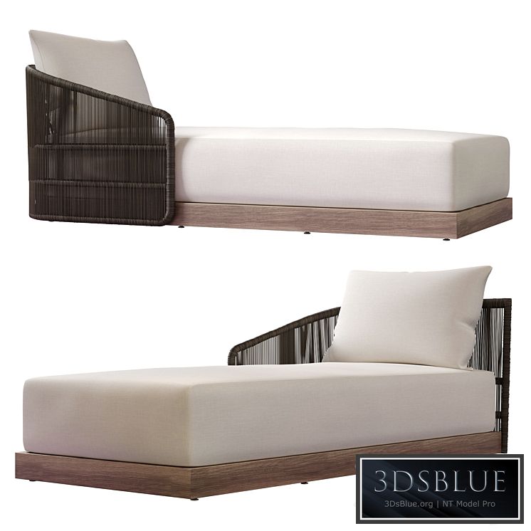 Havana arm chaise RH