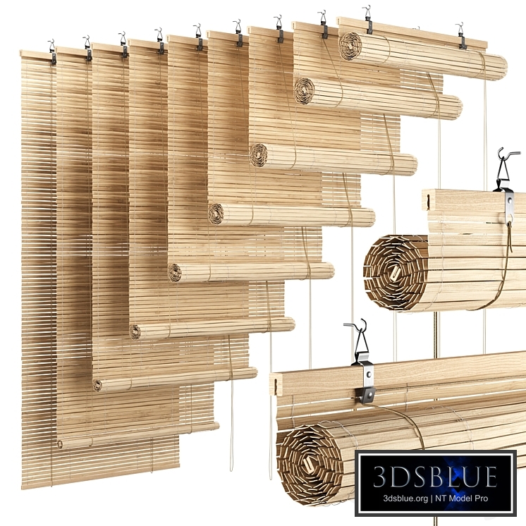 Bamboo roller blinds