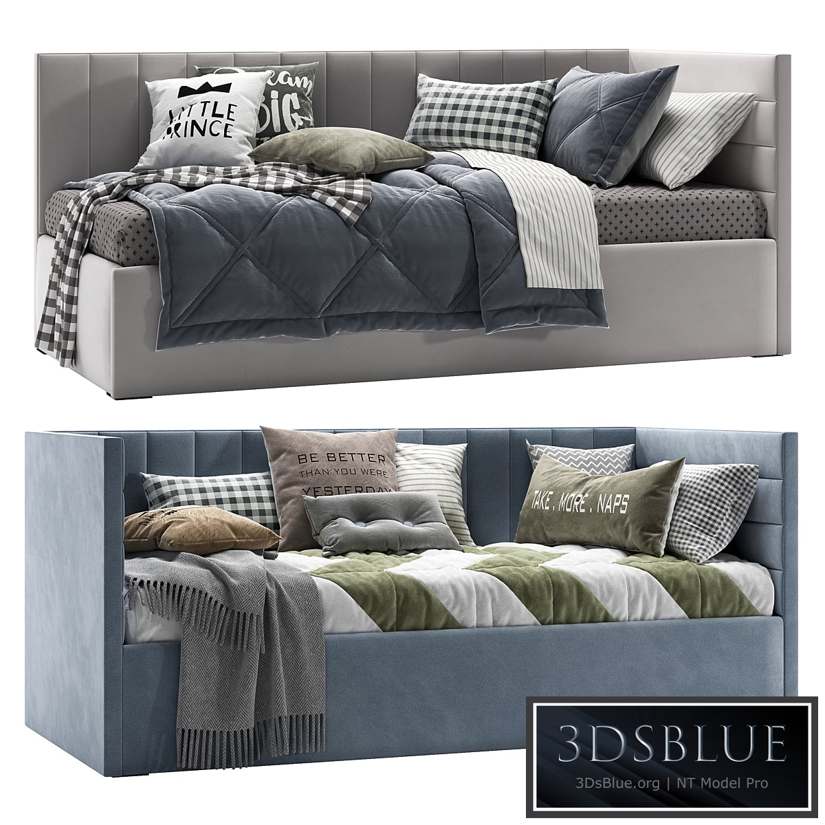 Parfe daybed and corner bed