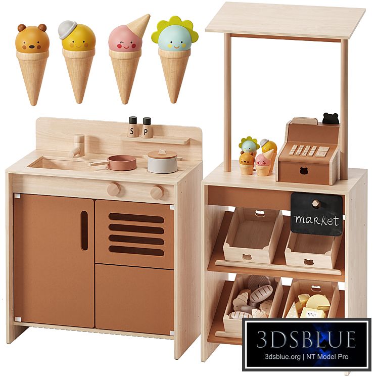 Liewood Mario Play Kitchen & Kimberly Mini Shop