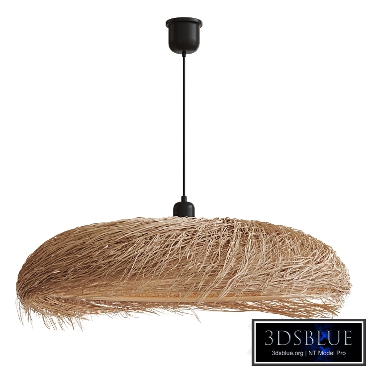 Natural fiber chandelier Samai La Redoute