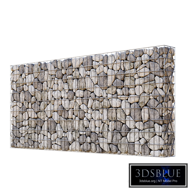 stone gabion fence