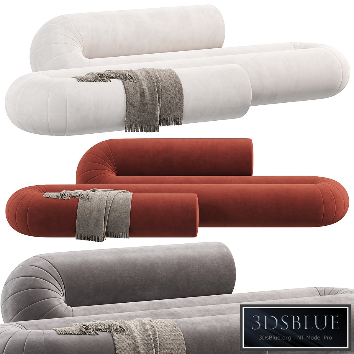 SERPENTINE Sofa by DANTE - Goods And Bads