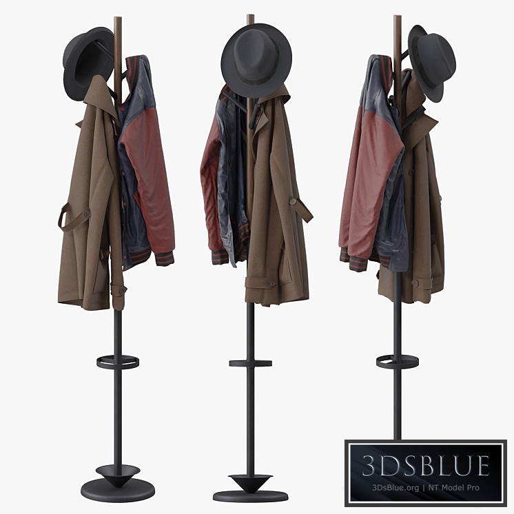 Coat Rack with Umbrella