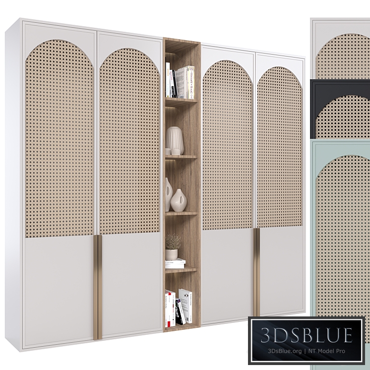Rattan wardrobe furniture 02