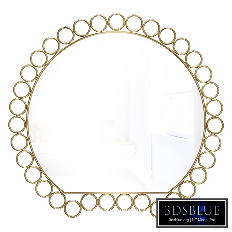 Mirror in metal frame GZ-M1028