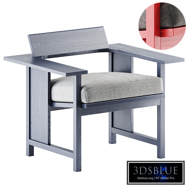 Mattiazzi MC10 Clerici Upholstered lounge chair