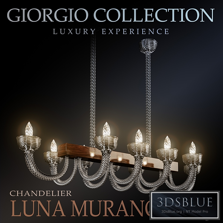 Luna Murano Deco Chandelier