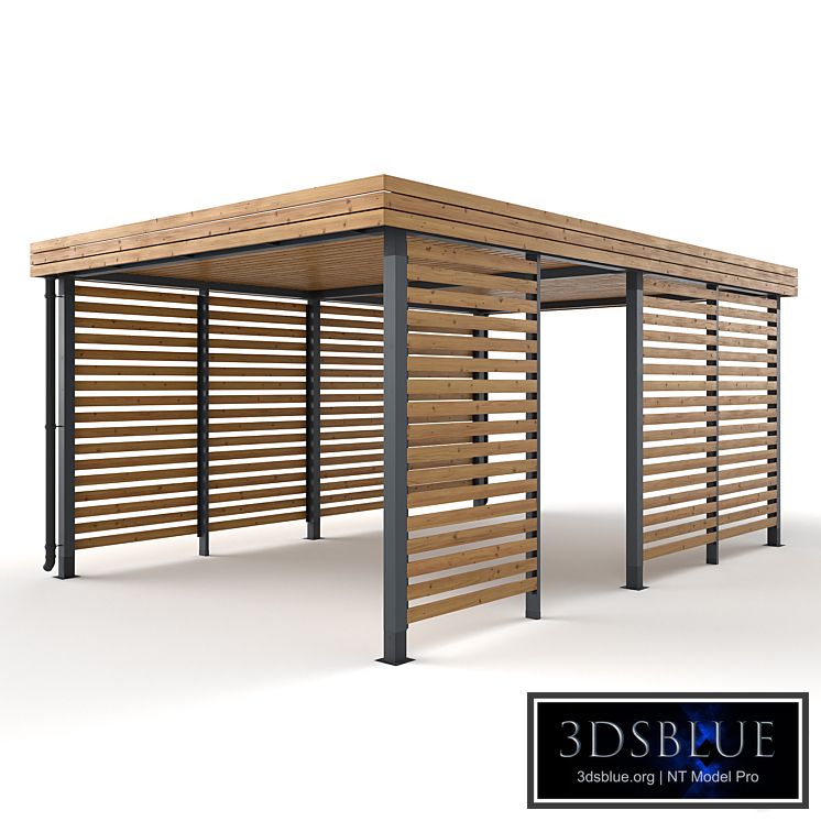 Wooden pergola canopy 4