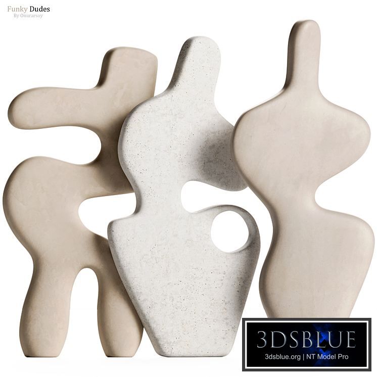 Funky Dudes - Abstract Sculpture Set