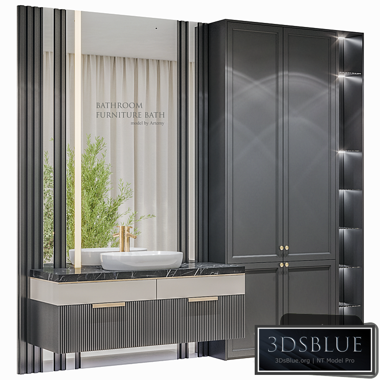 Bathroom furniture set 48