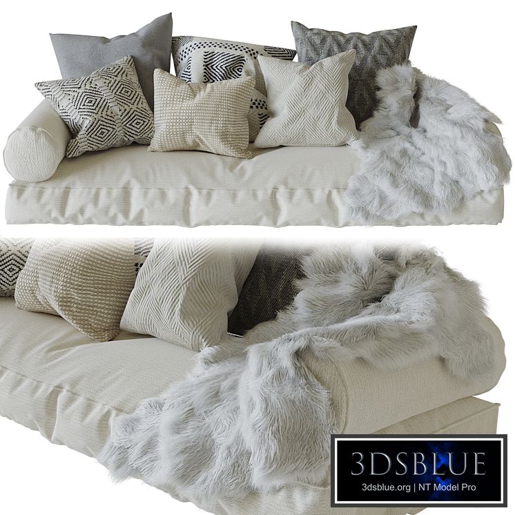 Decorative soft corner on the windowsill 3