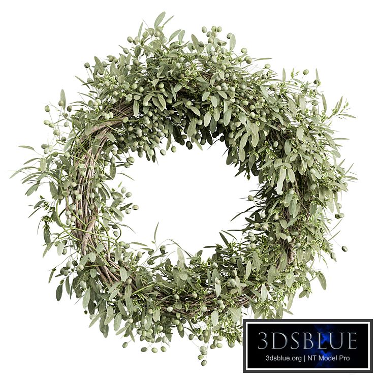 Wreath Set 16 - Olive