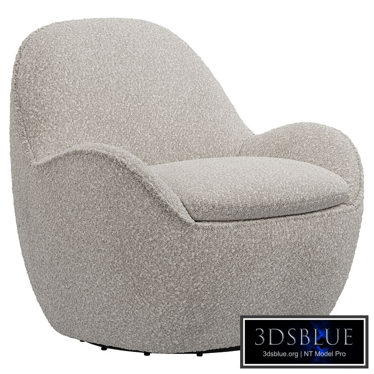 Dantone Home Atwood boucle swivel chair