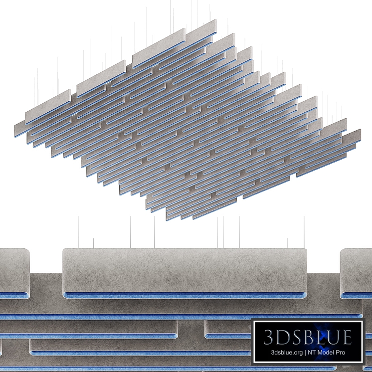 Warp Acoustic Ceiling Baffle