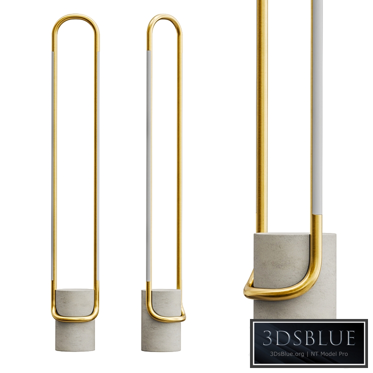 Beau Brass LED Floor Lamp