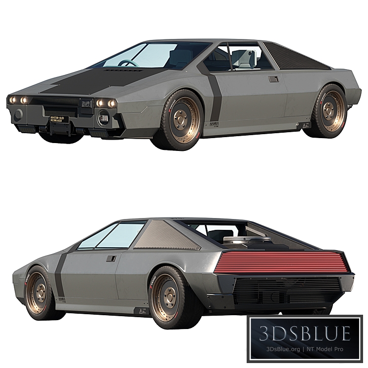 Lotus Esprit S3 1981 cyberpunk