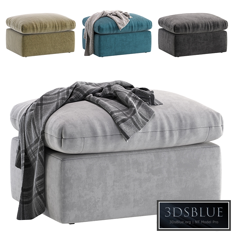 Pouf Parsi Velvet Mint Divan.ru/Пуф Парси Диван.ру