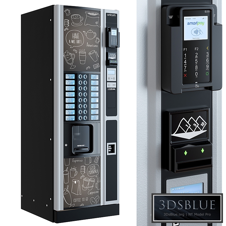 Coffee machine. Vending machine