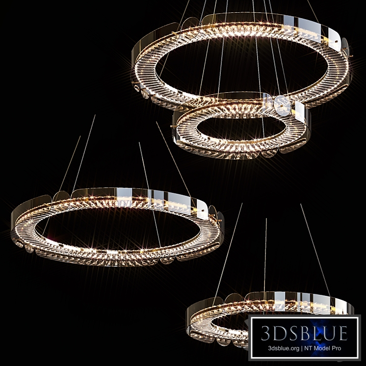 Suspended chandeliers SOLVAR by Lampatron