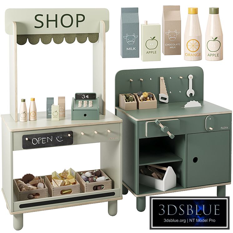 FLEXA The Shop & The Workbench Toy