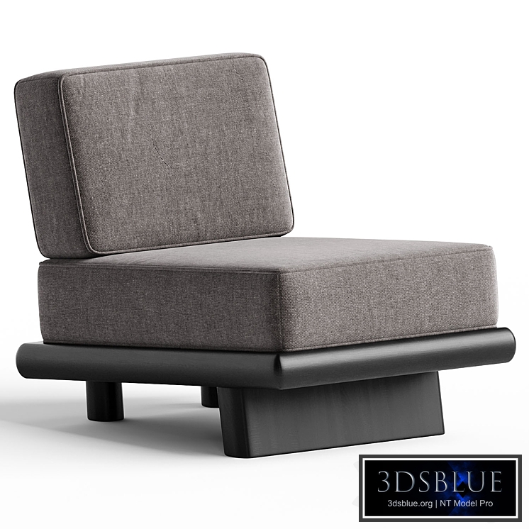 SOFA COCO OFF WHITE FRAME TULIPWOOD STAINED DARK