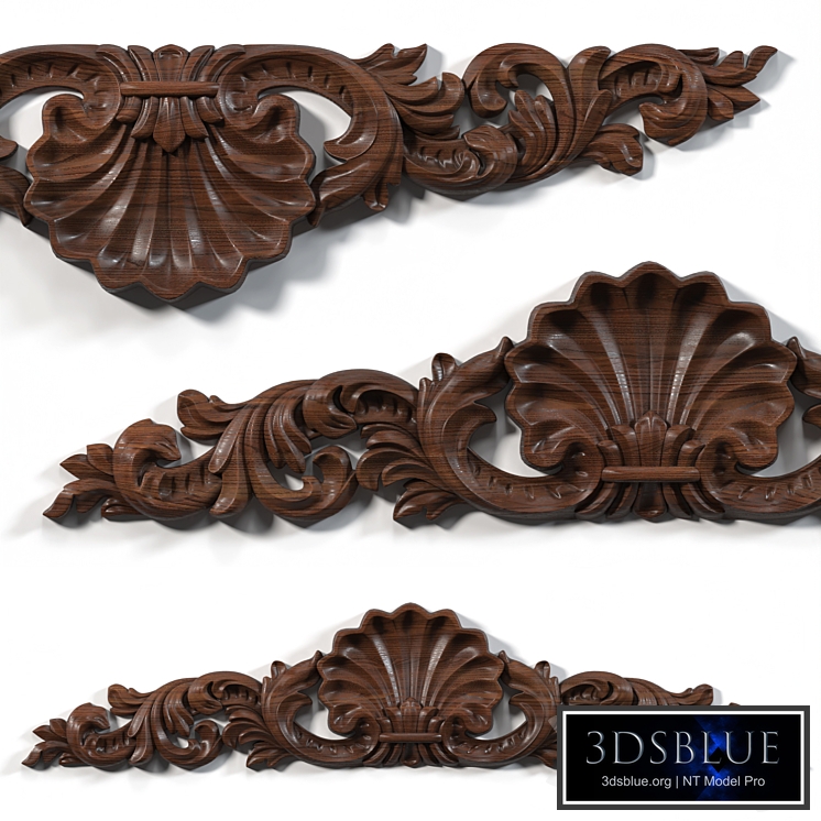 Horizontal carved decor 1601