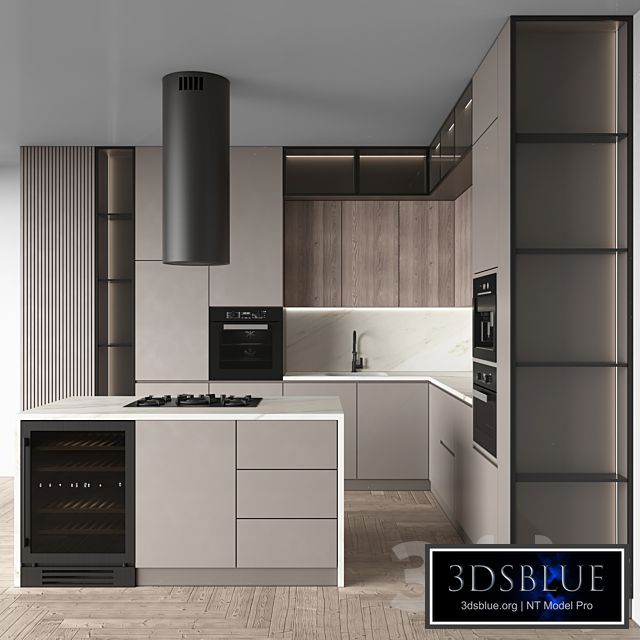 Kitchen Modern 101 (Corner Kitchen)