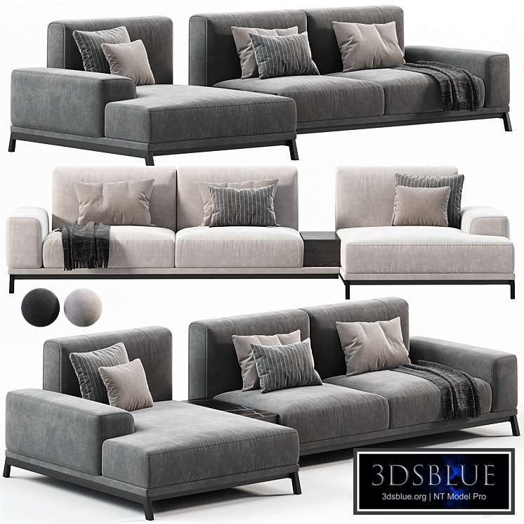 Blake Chaise Longue Sofa By Ditre Italia
