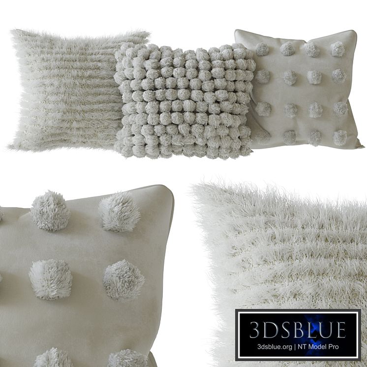 Scandinavian wool pillows