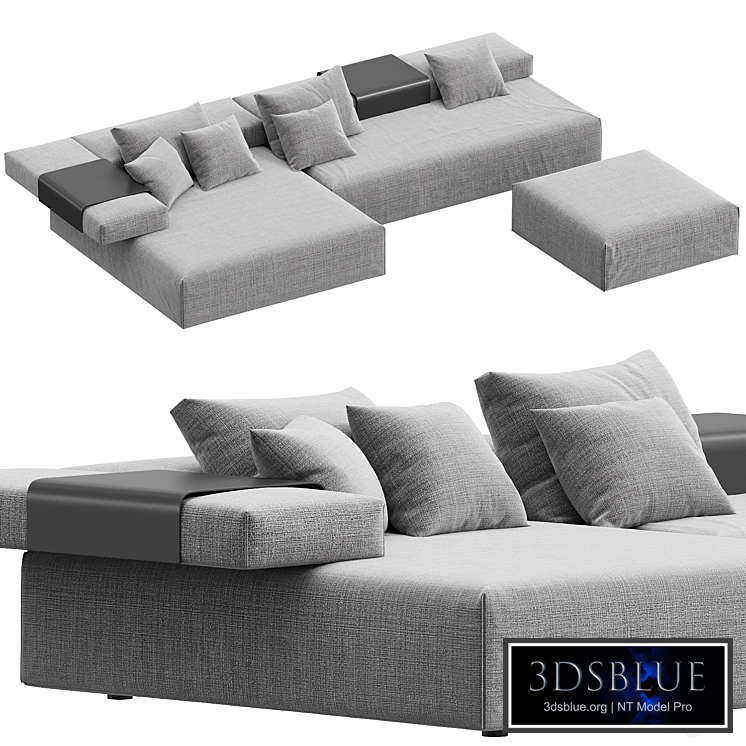 CINDER BLOCK modular sofa design Luca Nichetto Combination 01