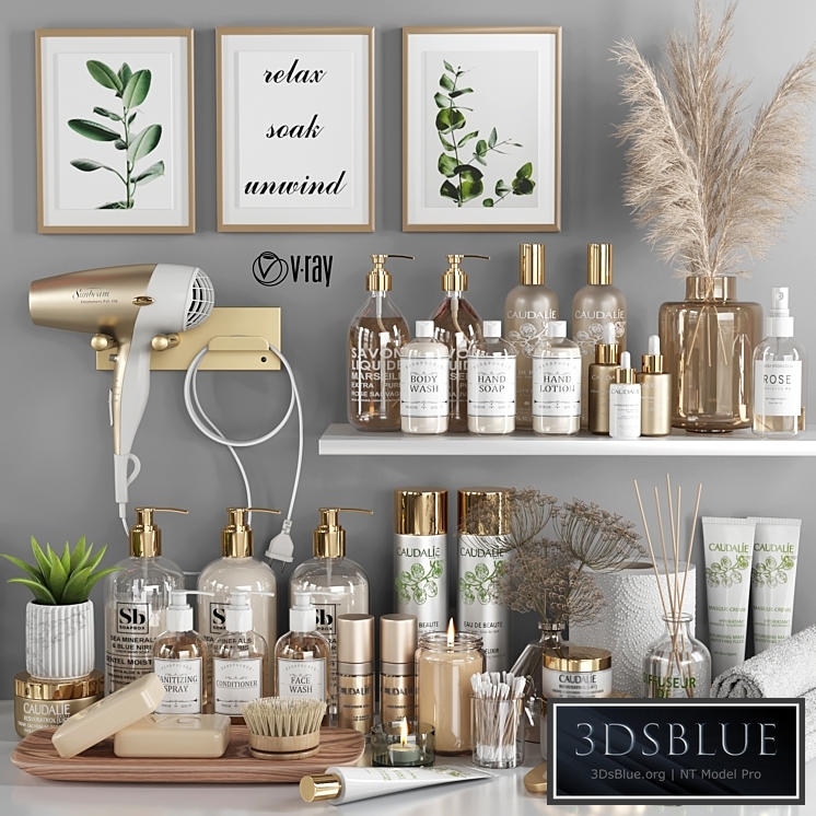 bathroom accessories 15_vray