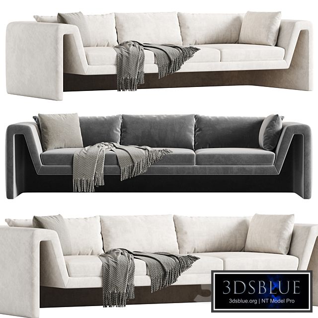 PERIMETER GRAY SOFA