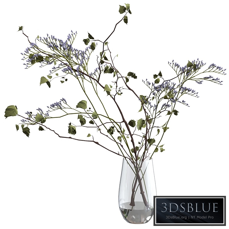 Bouquet of branches and flowers