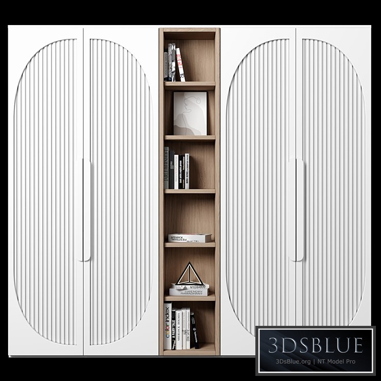 Cabinet with shelves 64