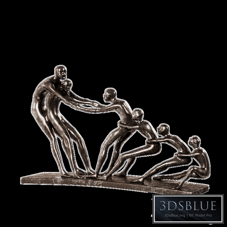 WAYFAIR bronze statuette War Human