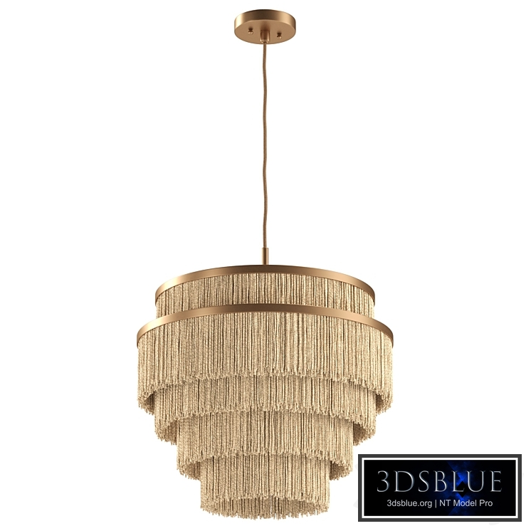 Julia Tiered Fringe Chandelier
