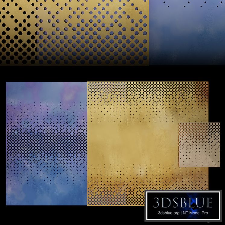 Decorative perforated model