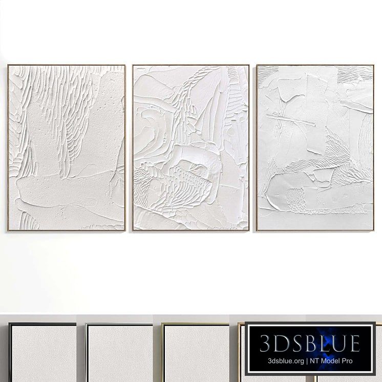 Abstract Painting Set of 3 pieces - No 33