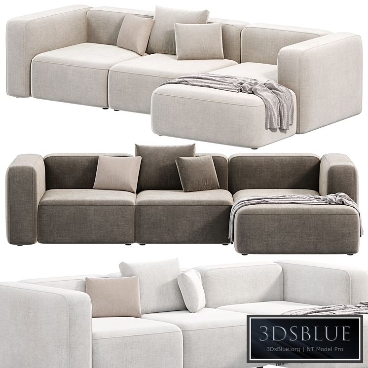 BASECAMP CHAISELOUNGE left Modular Sofa by makenordic