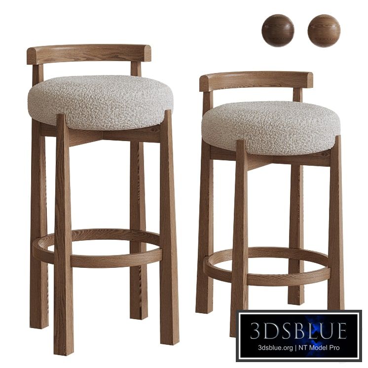 MIREN bar stools by Noho Home in two sizes