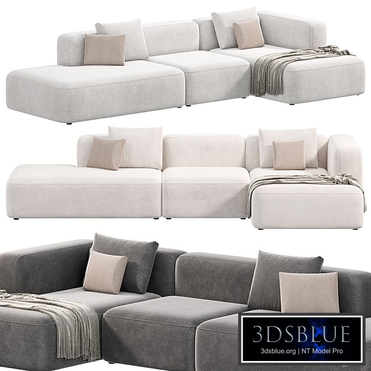 BASECAMP CHAISELOUNGE left Modular Sofa by makenordic 2