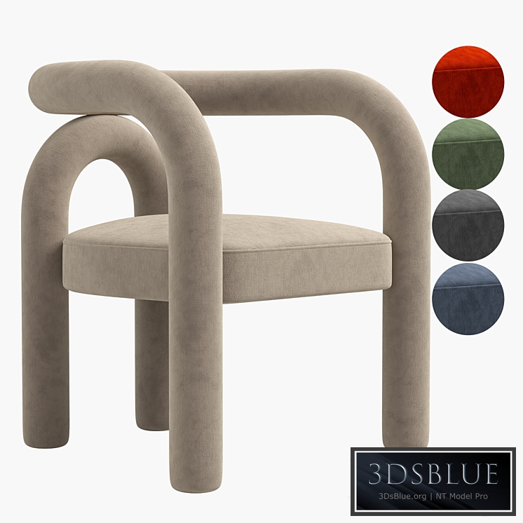 Modern Design Armless Open Back Dining Chairs