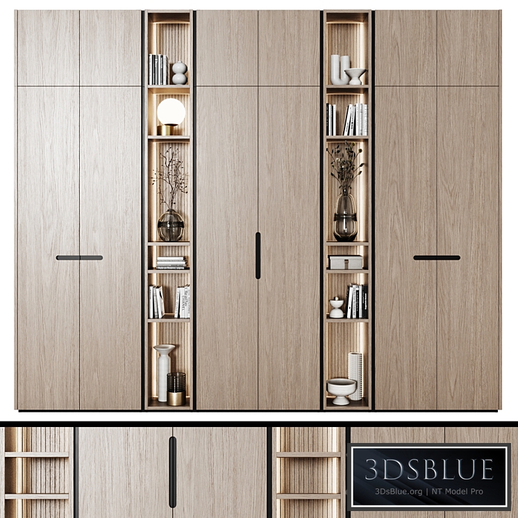 Modular wardrobes in modern style 67