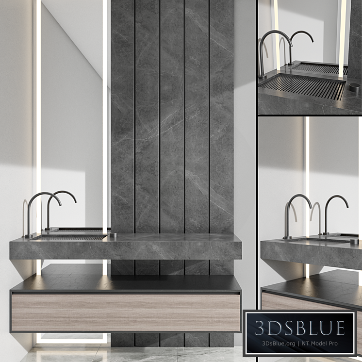 bathroom furniture set 90