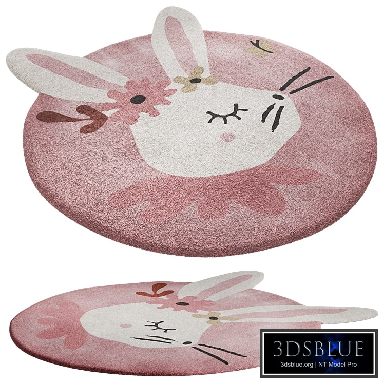 Carpet Lapin Fleuri by La Redoute