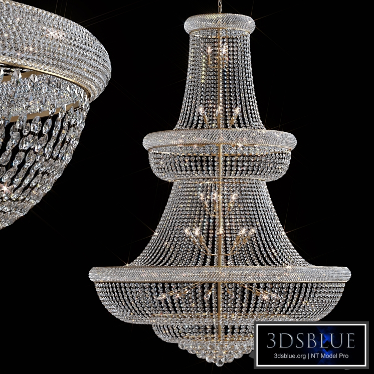 Hanging chandelier Big Foyer Chandelier Lighting in Gold